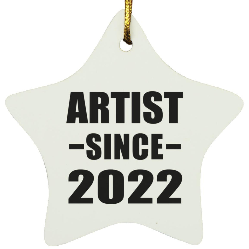 Artist Since 2022 - Star Ornament