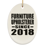 Furniture Upholsterer Since 2018 - Oval Ornament