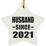 Husband Since 2021 - Star Ornament