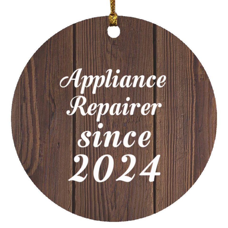 Appliance Repairer Since 2024 - Circle Ornament D