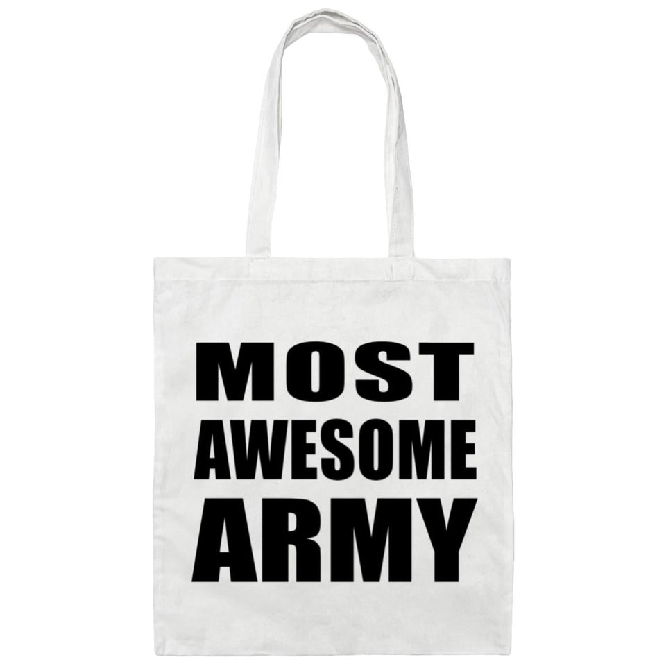 Most Awesome Army - Tote Bag White