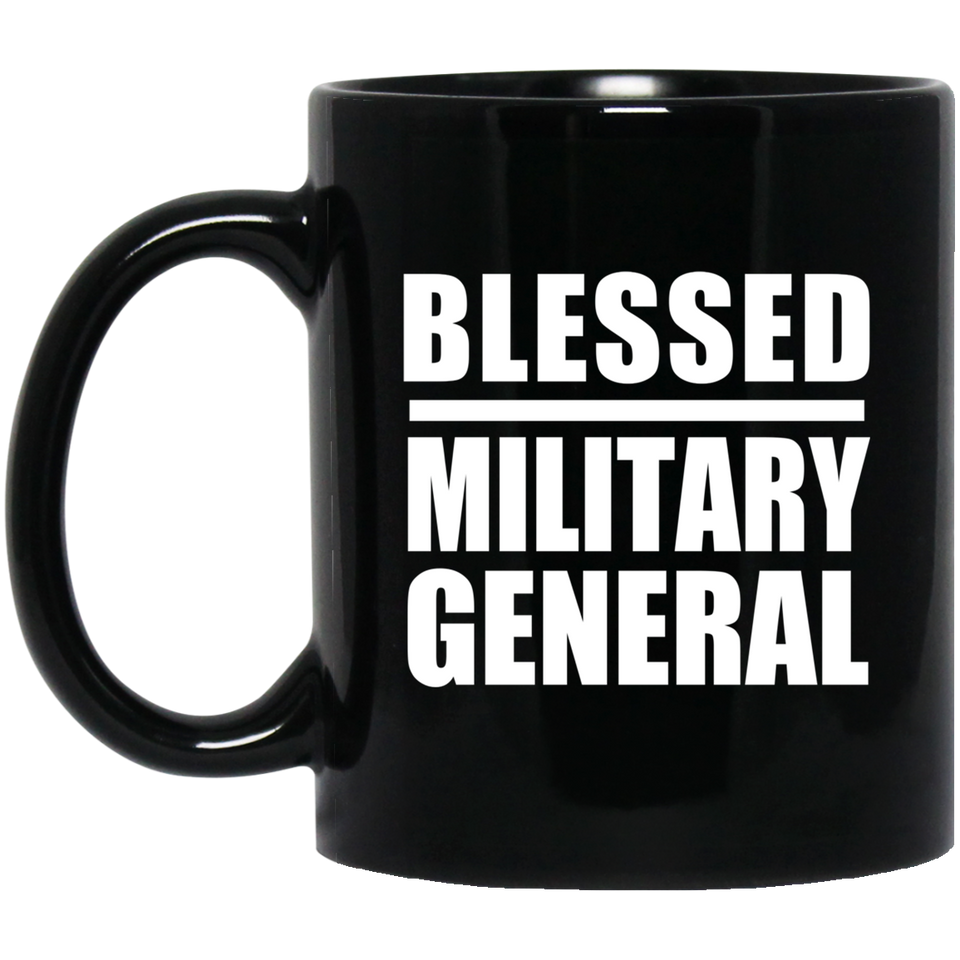 Blessed Military General - 11oz Coffee Mug Black