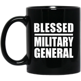 Blessed Military General - 11oz Coffee Mug Black