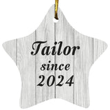 Tailor Since 2024 - Star Ornament F