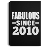 14th Birthday Fabulous Since 2010 - Canvas Portrait