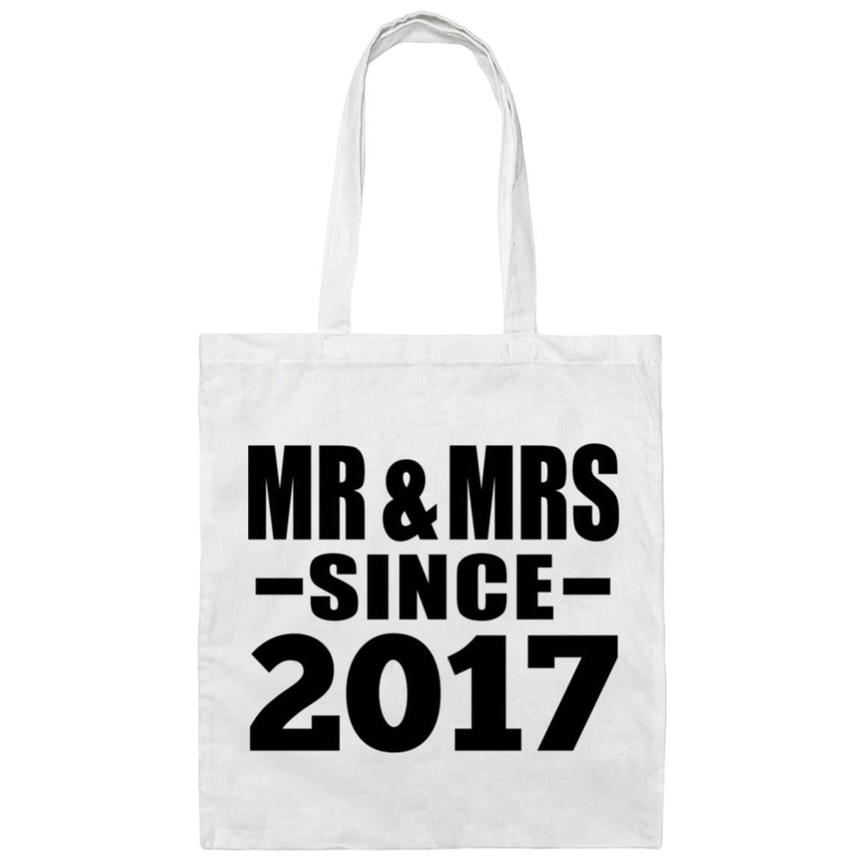 7th Anniversary Mr & Mrs Since 2017 - Tote Bag White
