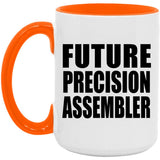 Future Precision Assembler - 15oz Accent Mug Orange
