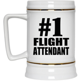 Number One #1 Flight Attendant - Beer Stein