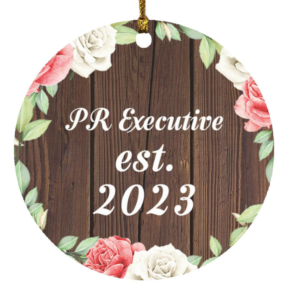 PR Executive Established Est. 2023 - Circle Ornament A