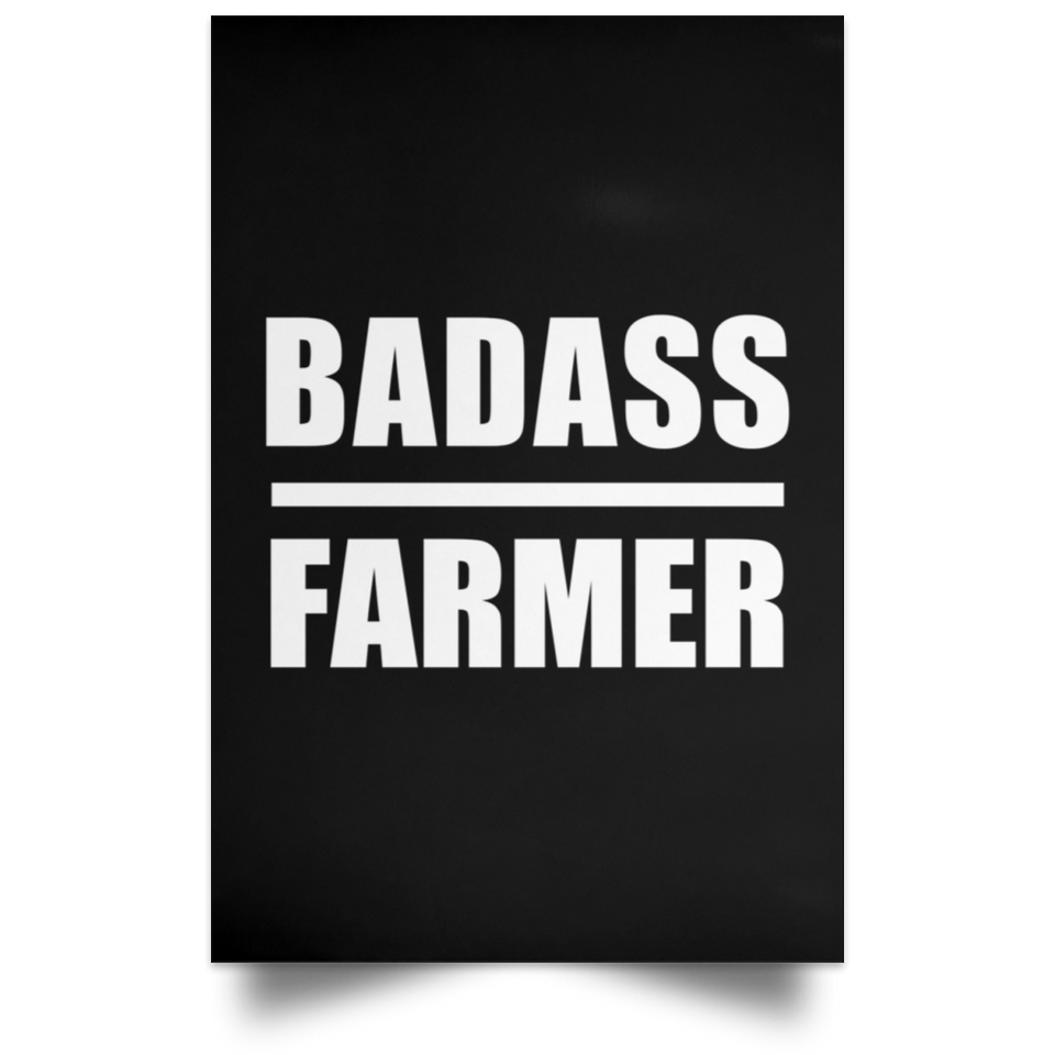 Badass Farmer - Poster Portrait