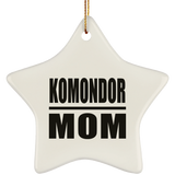 Komondor Mom - Star Ornament