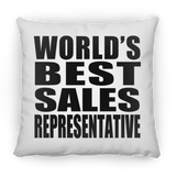 World's Best Sales Representative - Throw Pillow