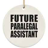 Future Paralegal Assistant - Circle Ornament