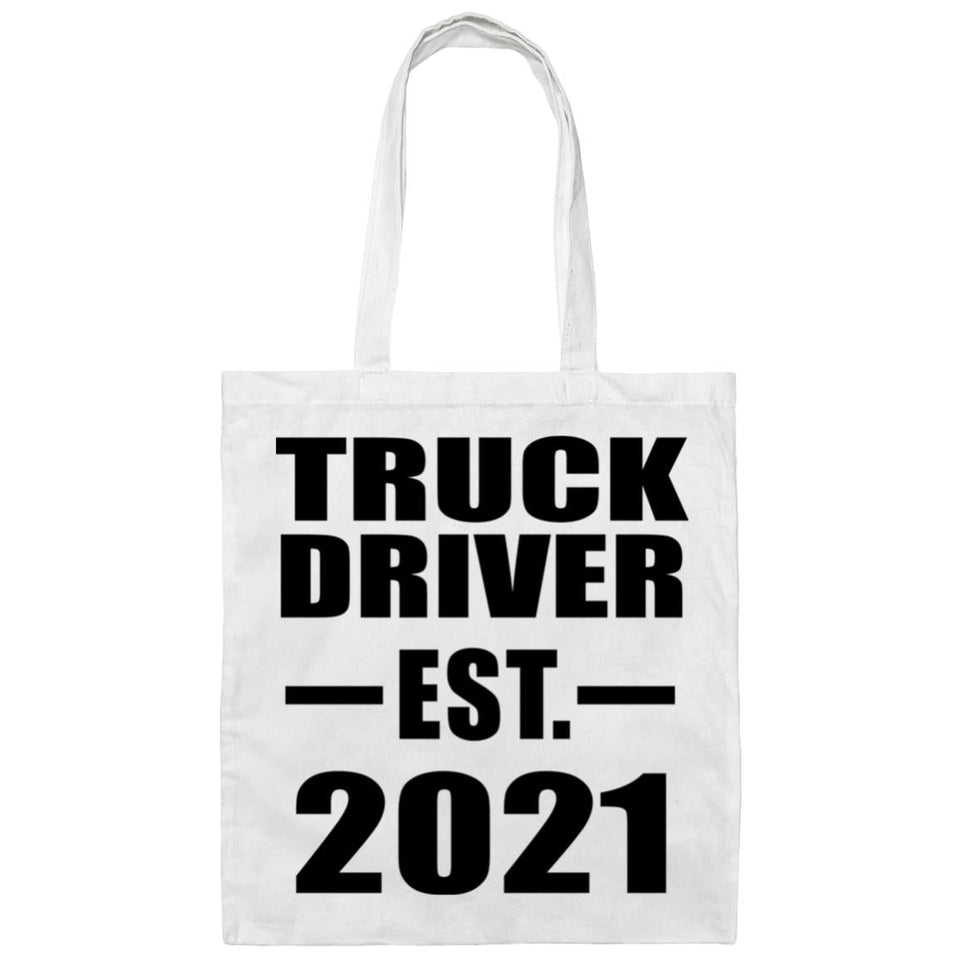Truck Driver Established EST. 2021 - Tote Bag White