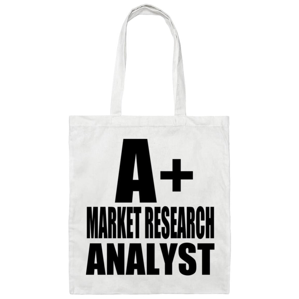 A+ Market Research Analyst - Tote Bag White