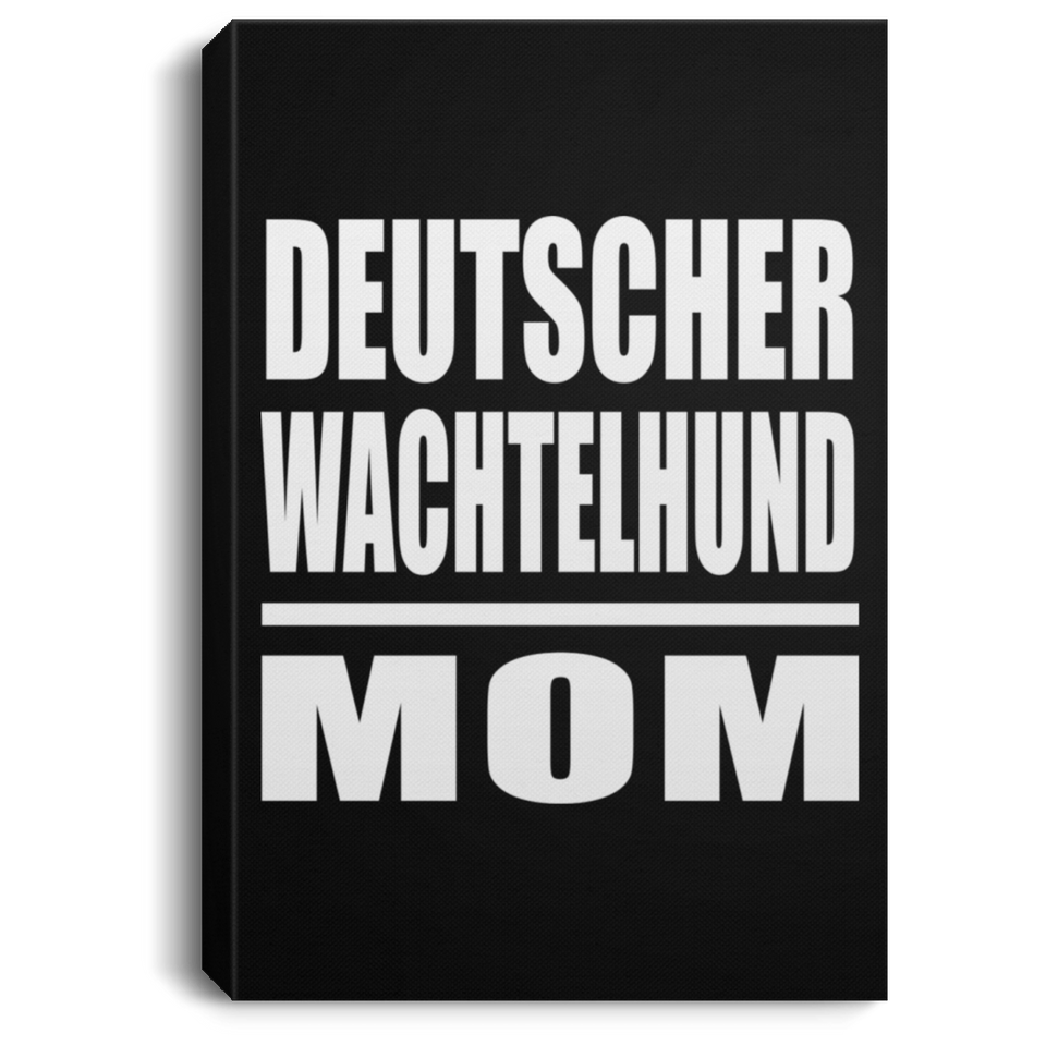 Deutscher Wachtelhund Mom - Canvas Portrait
