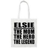 Elsie The Mom The Hero The Legend - Tote Bag White