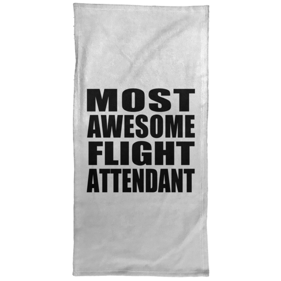 Most Awesome Flight Attendant - Hand Towel