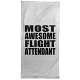 Most Awesome Flight Attendant - Hand Towel
