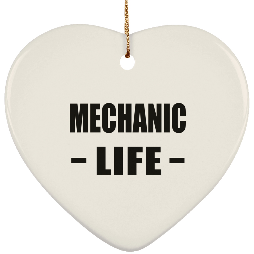 Mechanic Life - Heart Ornament