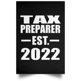 Tax Preparer Established EST. 2022 - Poster Portrait