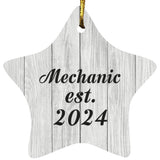 Mechanic Established Est. 2024 - Star Ornament F