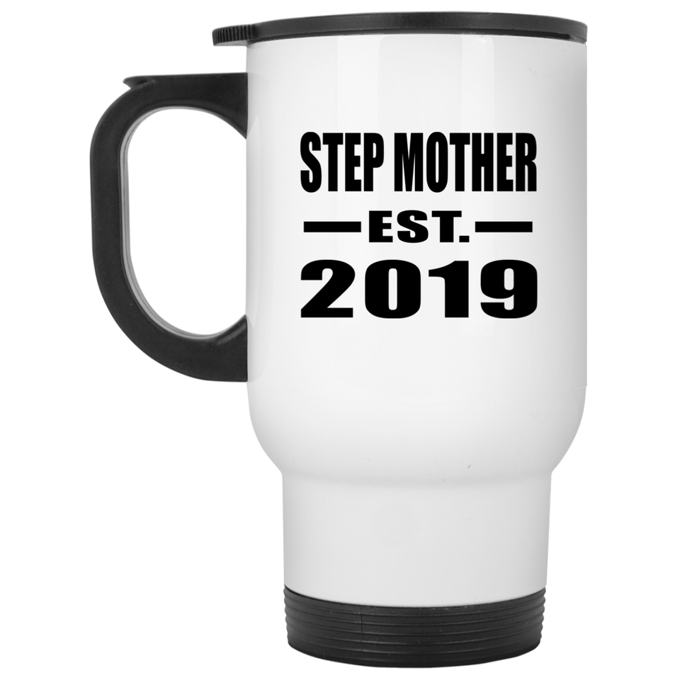 Step Mother Established EST. 2019 - White Travel Mug