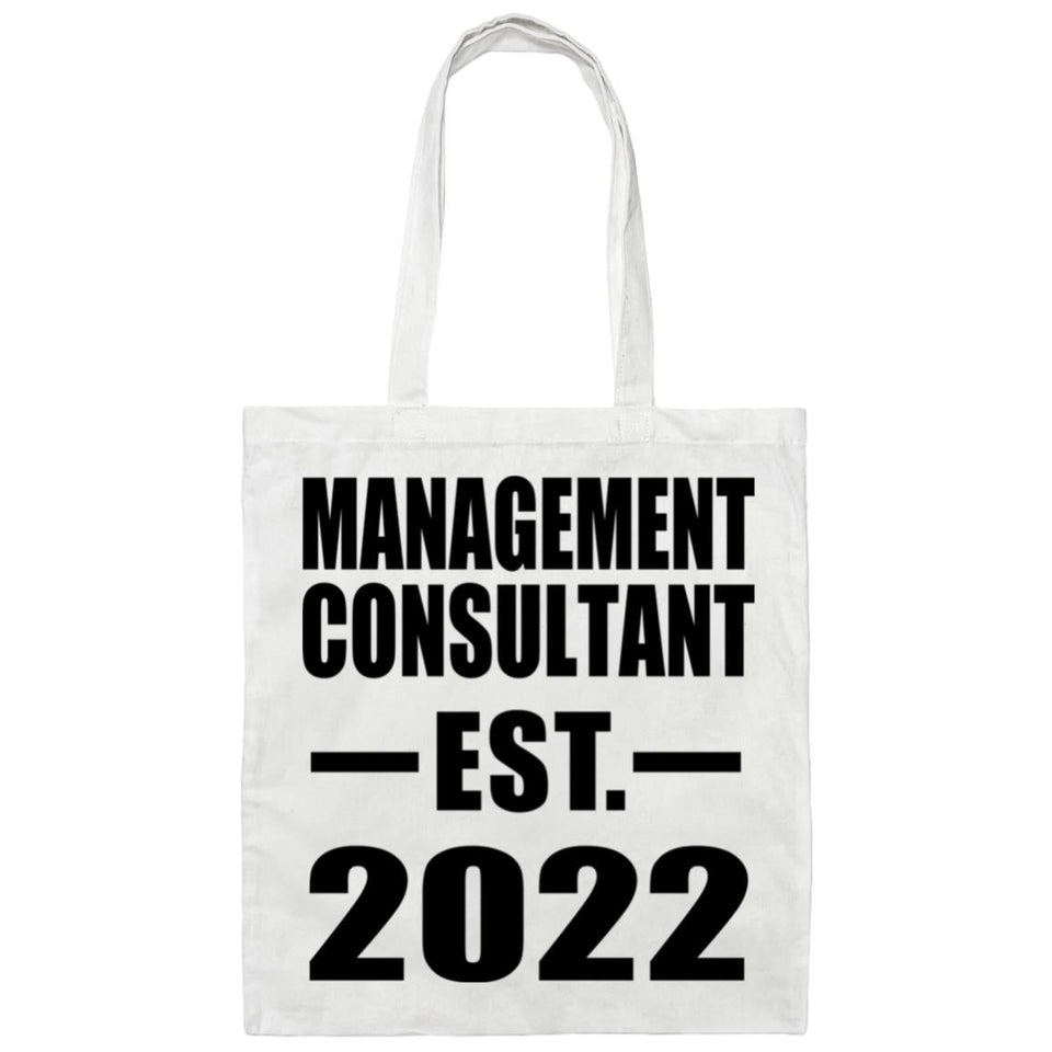 Management Consultant Established EST. 2022 - Tote Bag White