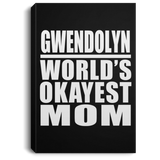 Gwendolyn World's Okayest Mom - Canvas Portrait