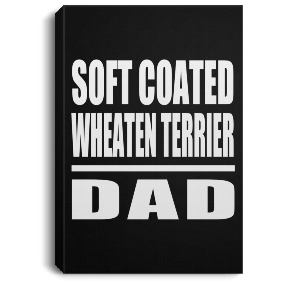 Soft Coated Wheaten Terrier Dad - Canvas Portrait