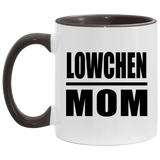 Lowchen Mom - 11oz Accent Mug Black