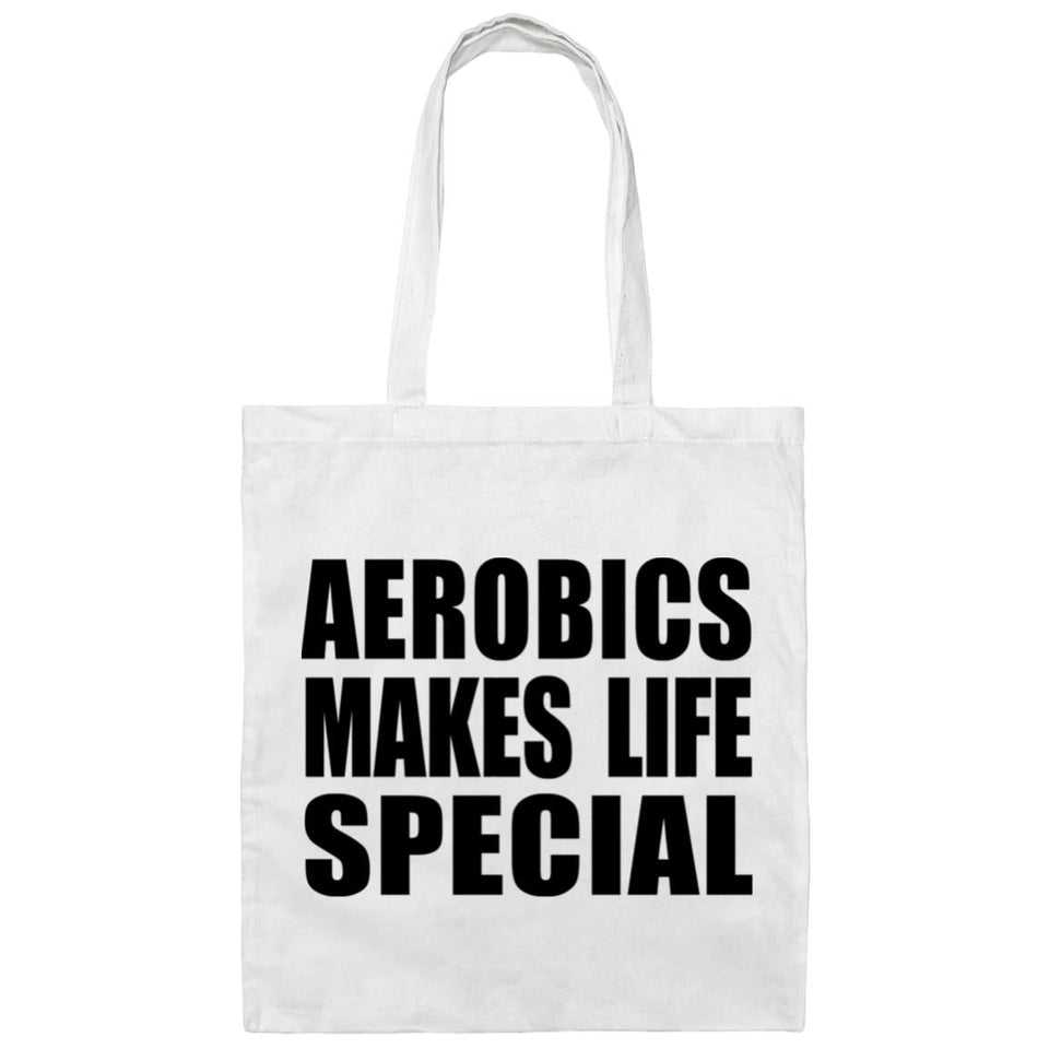 Aerobics Makes Life Special - Tote Bag White