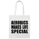 Aerobics Makes Life Special - Tote Bag White