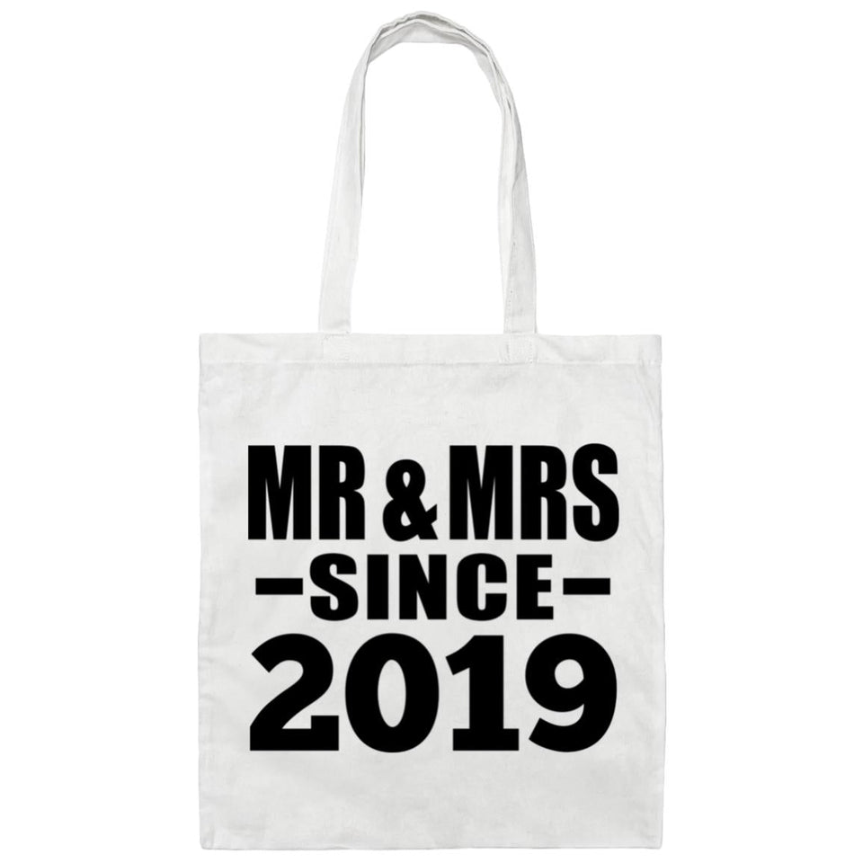 5th Anniversary Mr & Mrs Since 2019 - Tote Bag White