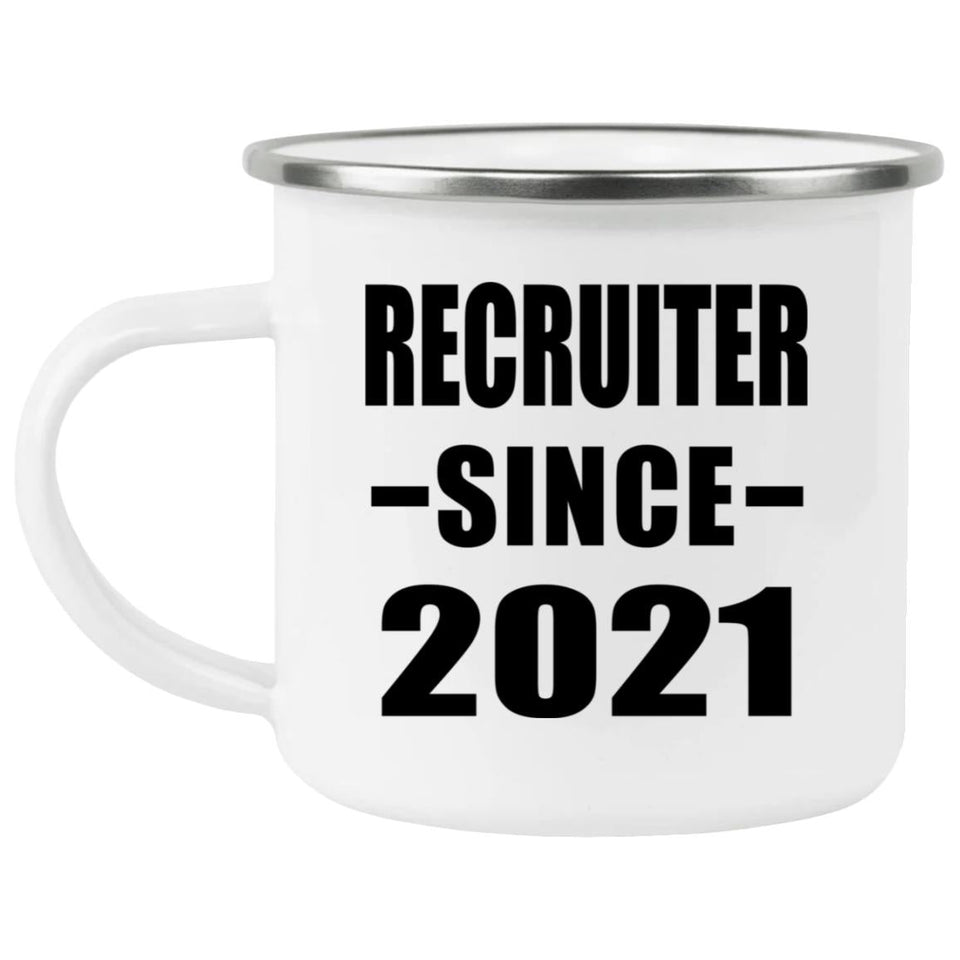 Recruiter Since 2021 - 12oz Camping Mug