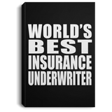 World's Best Insurance Underwriter - Canvas Portrait