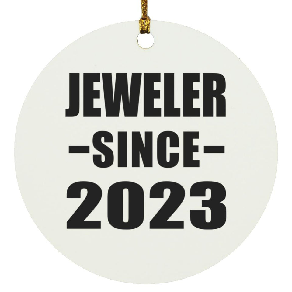 Jeweler Since 2023 - Circle Ornament