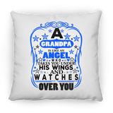 Grandpa Is An Angel Takes You Under His Wings - Throw Pillow