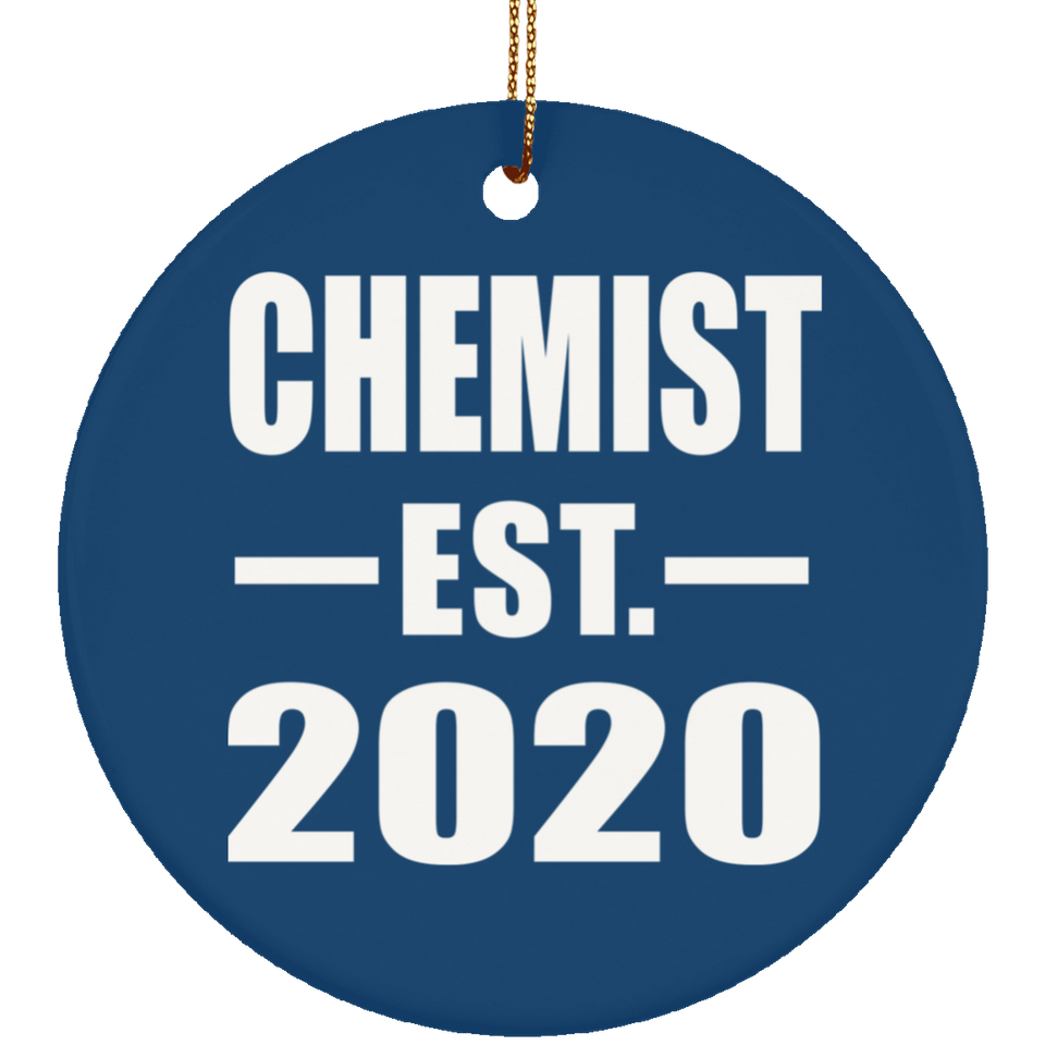 Chemist Established EST. 2020 - Circle Ornament