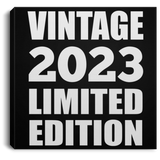 1st Birthday Vintage 2023 Limited Edition - Canvas Square
