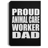 Proud Animal Care Worker Dad - Canvas Portrait