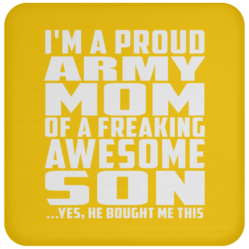 Proud Army Mom Of Awesome Son - Drink Coaster