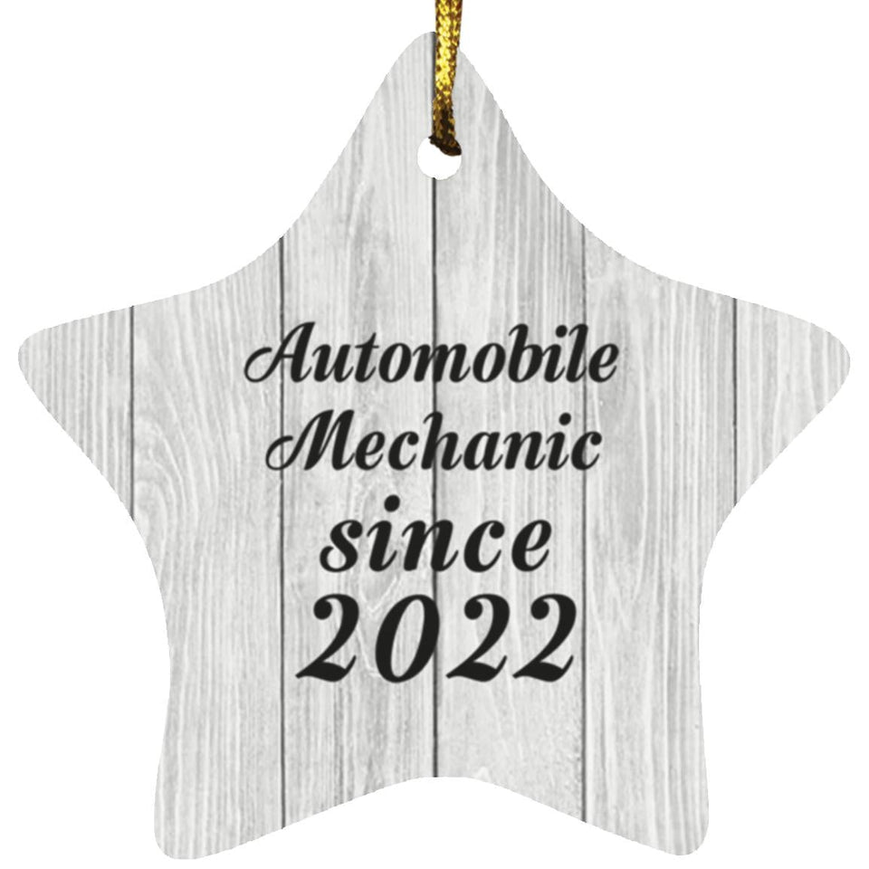 Automobile Mechanic Since 2022 - Star Ornament F