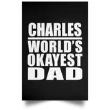 Charles World's Okayest Dad - Poster Portrait