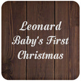 Leonard Baby's First Christmas - Drink Coaster D