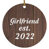 Girlfriend Established EST. 2022 - Circle Ornament D
