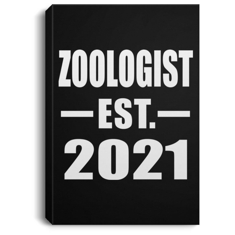 Zoologist Established EST. 2021 - Canvas Portrait