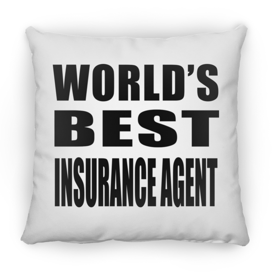 World's Best Insurance Agent - Throw Pillow