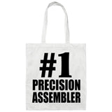 Number One #1 Precision Assembler - Tote Bag White
