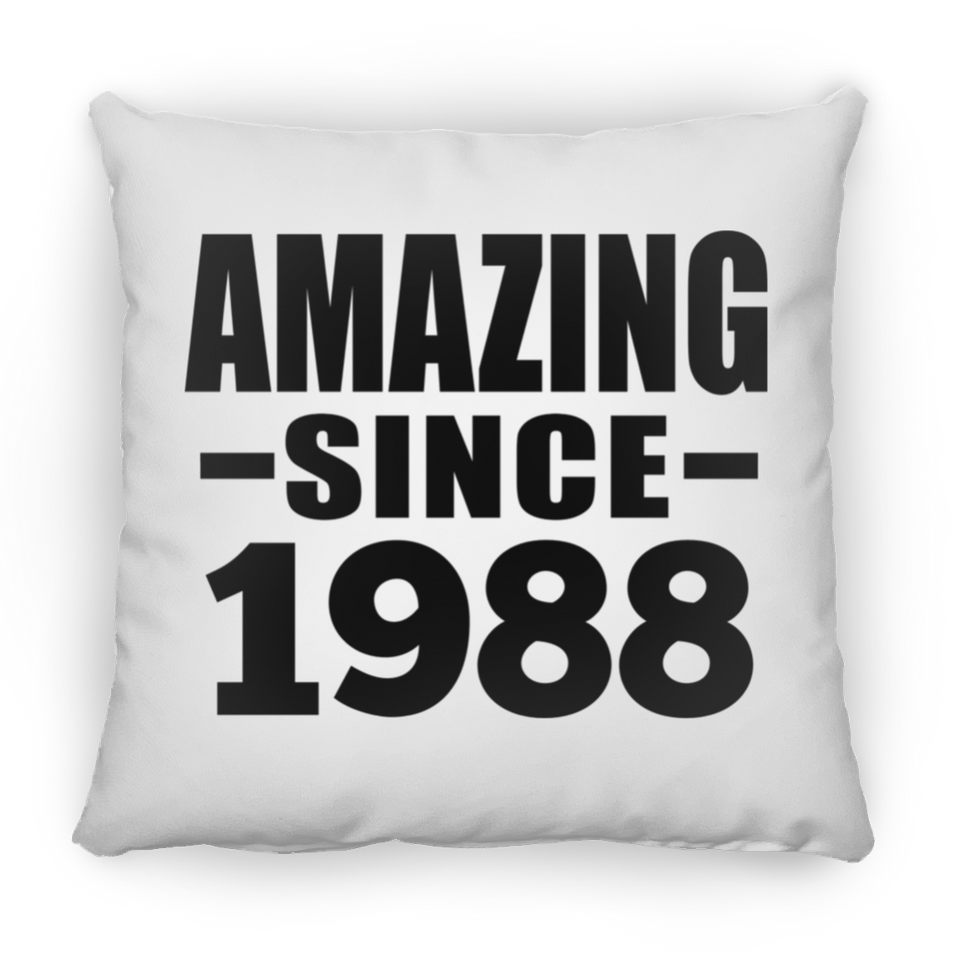 36th Birthday Amazing Since 1988 - Throw Pillow